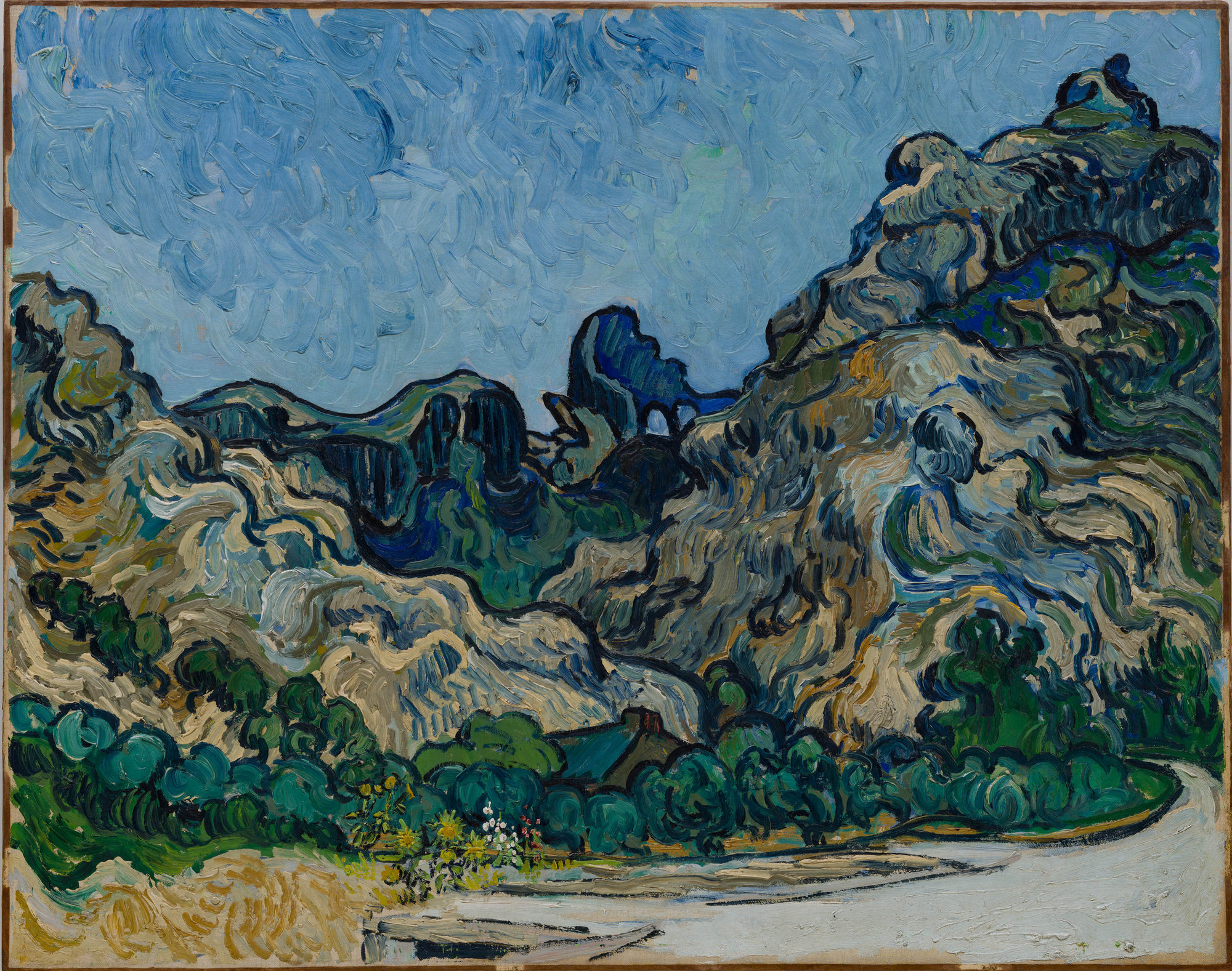 Van Gogh, Mountains at Saint-Rémy, Gugggenheim Museum